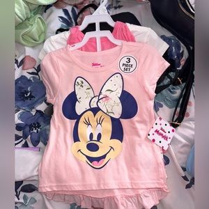 3 piece Minnie Mouse set (pink)